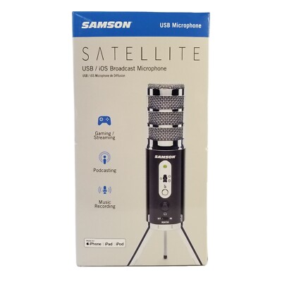 New Samson Satellite iOS/USB Broadcast Podcast Microphone