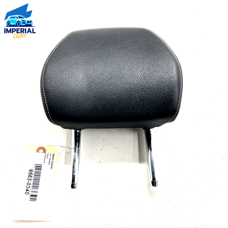 Used 2017-2021 BMW M240Xi REAR RIGHT OR LEFT SEAT HEADREST SET BLACK LEATHER OEM
