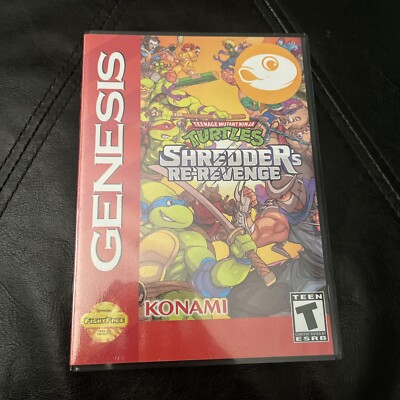 TMNT Shredder's Re-Revenge Sega Genesis SEALED MOD CUSTOM SOR2 FishyFace Games