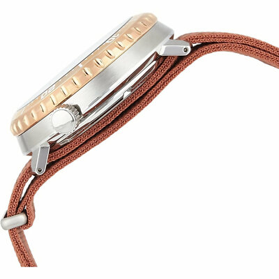 Pre-owned Seiko 5 Srpj47k1 Skx Sports Style Brown Translucent Dial Day Date Display Watch