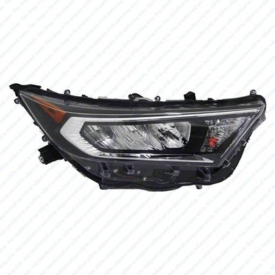 For 2019 - 2021 Toyota RAV4 LE XLE LED Headlight Assembly Chrome Passenger Right