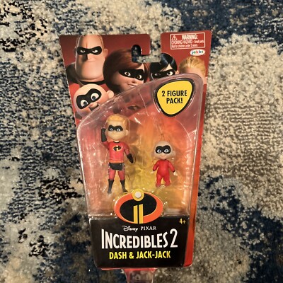 Incredibles 2 3-Inch Figure: Dash Baby & Jack-Jack 2 pack Disney Pixar New