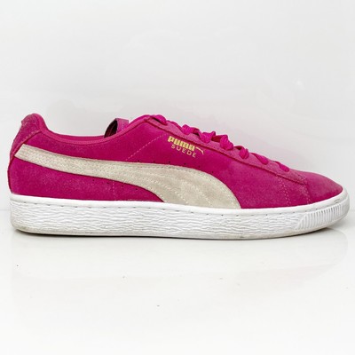 Puma Womens Suede Classic 355462 38 Розовые повседневные кроссовки, размер 7