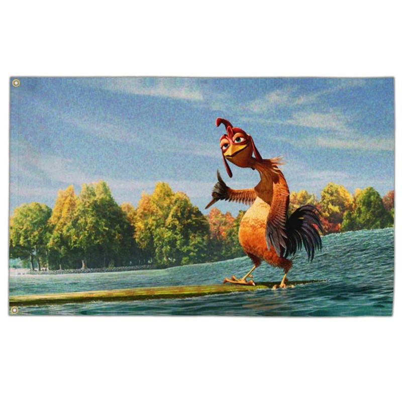 Chicken Flag 3x5 Ft Funny Flags for College Dorm Room