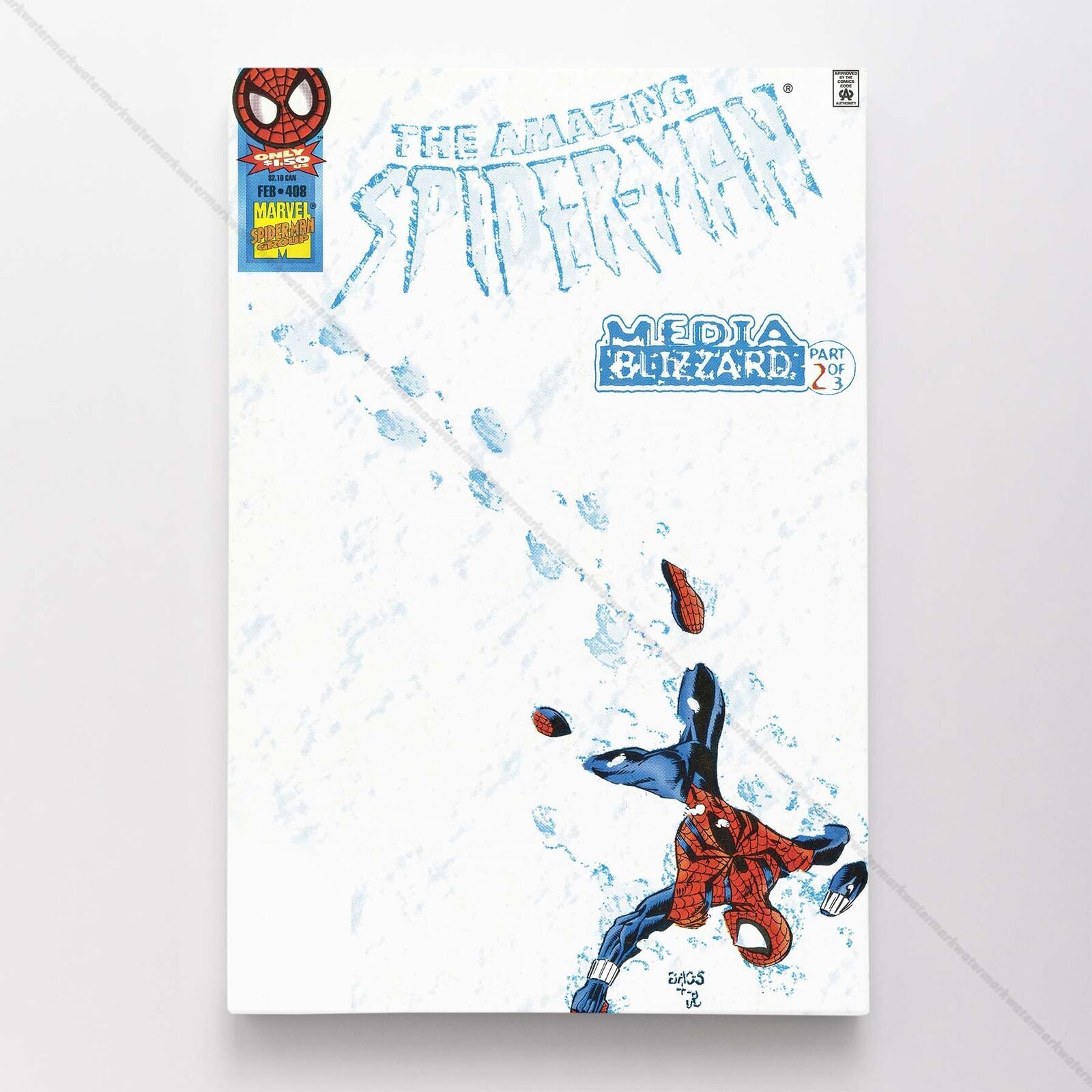 The Amazing Spider-Man #408 Poster Canvas Spiderman Marvel Comic Book Print