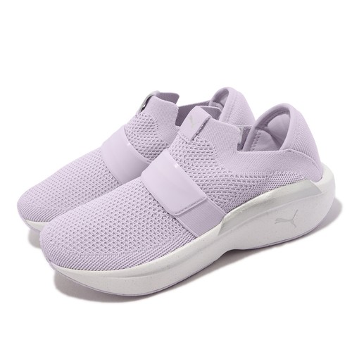 

Puma Enlighten Strap Wns Purple White Women Slip On Cross Training 377674-03, Фиолетовый, Enlighten Strap Wns