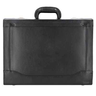 Alassio Pilotenkoffer Leder 45 cm Laptopfach (schwarz)