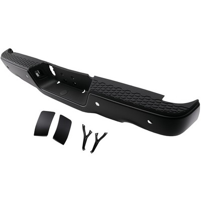 Rear Bumper Assembly for RAM 1500 CLASSIC 2019 Black Plastic Steel Bolt-On