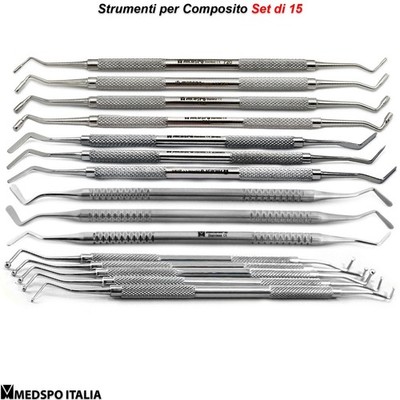 Otturazioni Plastiche Dentali Amalgama Composito Brunitore Spatola Heidemann CE