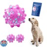 Wavevo 2 Pcs Tough ETPU Dog Balls for Aggressive Chewers - Bouncy, Interactive Floating Chew Toys for Fetch and Water Play with Medium Large Dogs