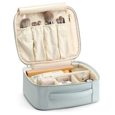 Vlando Makeup Bag, Travel Makeup Bags,Large Portable Make Up Bag Organzier wi...