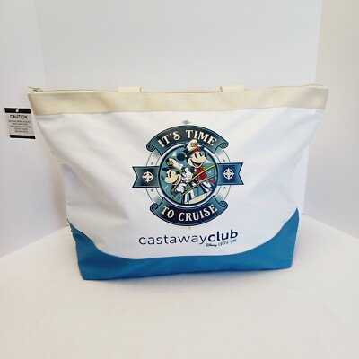 Disney Cruise Line Castaway Club Tote Bag It's Time To Cruise
