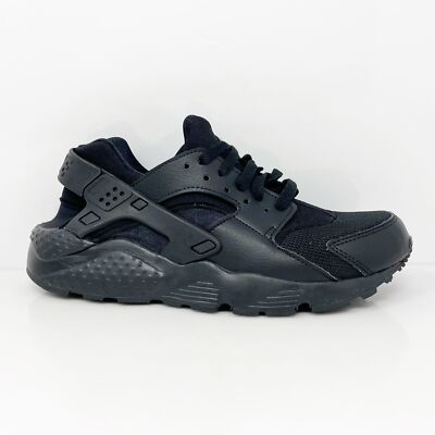 

Nike Boys Air Huarache Run 654275-016 Черные повседневные кроссовки, размер 6,5 лет, Черный, Air Huarache Run