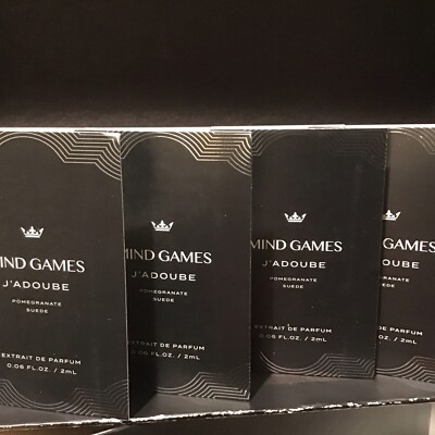 4 X Mind Games J'Adoube Extrait de Parfum 0.06 Oz 2 mL Unisex Pure Perfume
