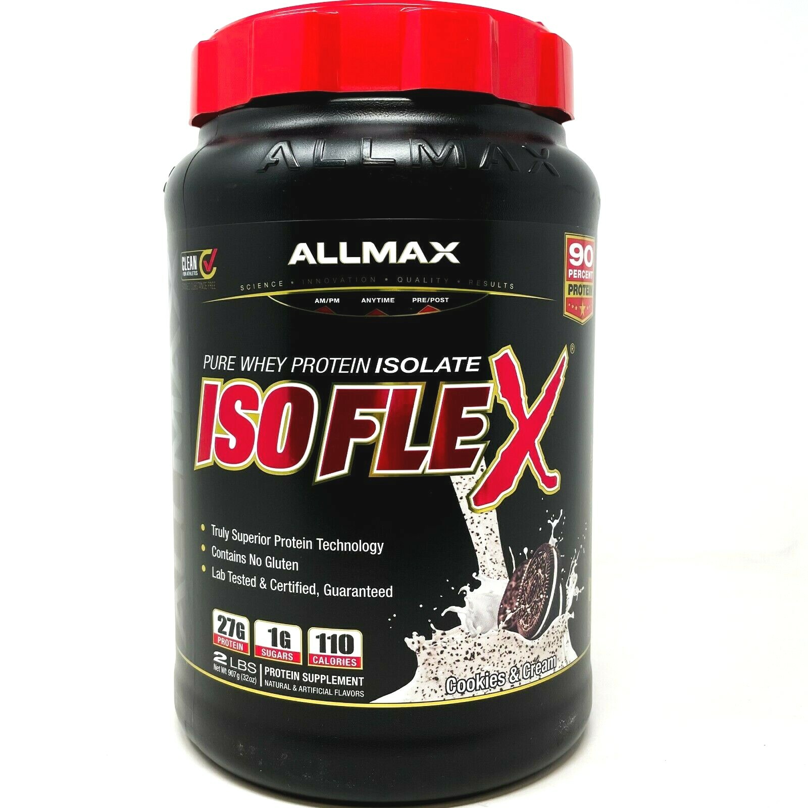 ISOFLEX by ALLMAX Isolate Protein 2LB 30 Servings ALL FLAVORS +FREE