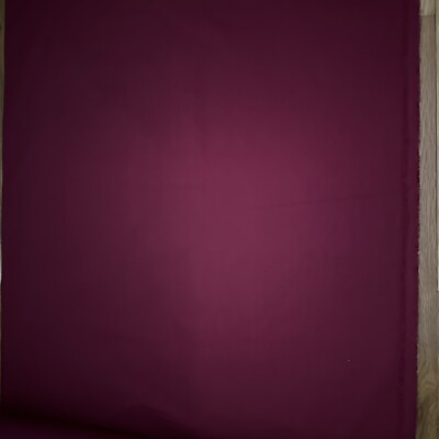 100% cotton solid berry  Fabric 44  X 3 Yards New