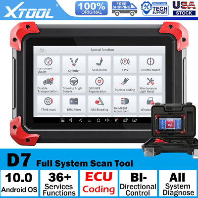 XTOOL D7 OBD2 Automotive Bidirectional Scanner Full Diagnostic Tool 36+Services
