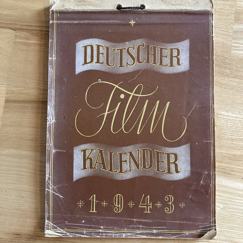 Deutscher Filmkalender 1943 Magda Schneider  Hans Albers Ufa