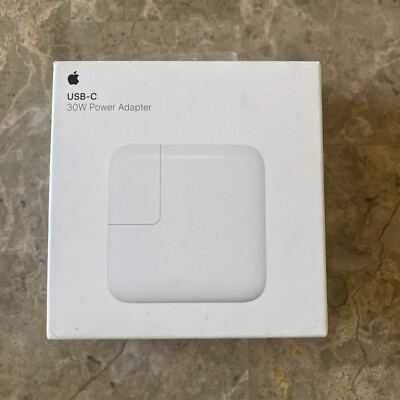 Apple USB-C 30W power adapter open box