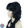 Lydell Long Soft Shaggy Layered Black Wig Classic Cap Full Synthetic Wigs