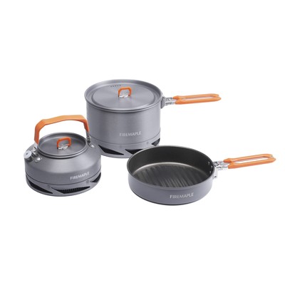 Fire-Maple Feast Heat Exchanger Set | Compact Camping Cooking Set | Nested De...
