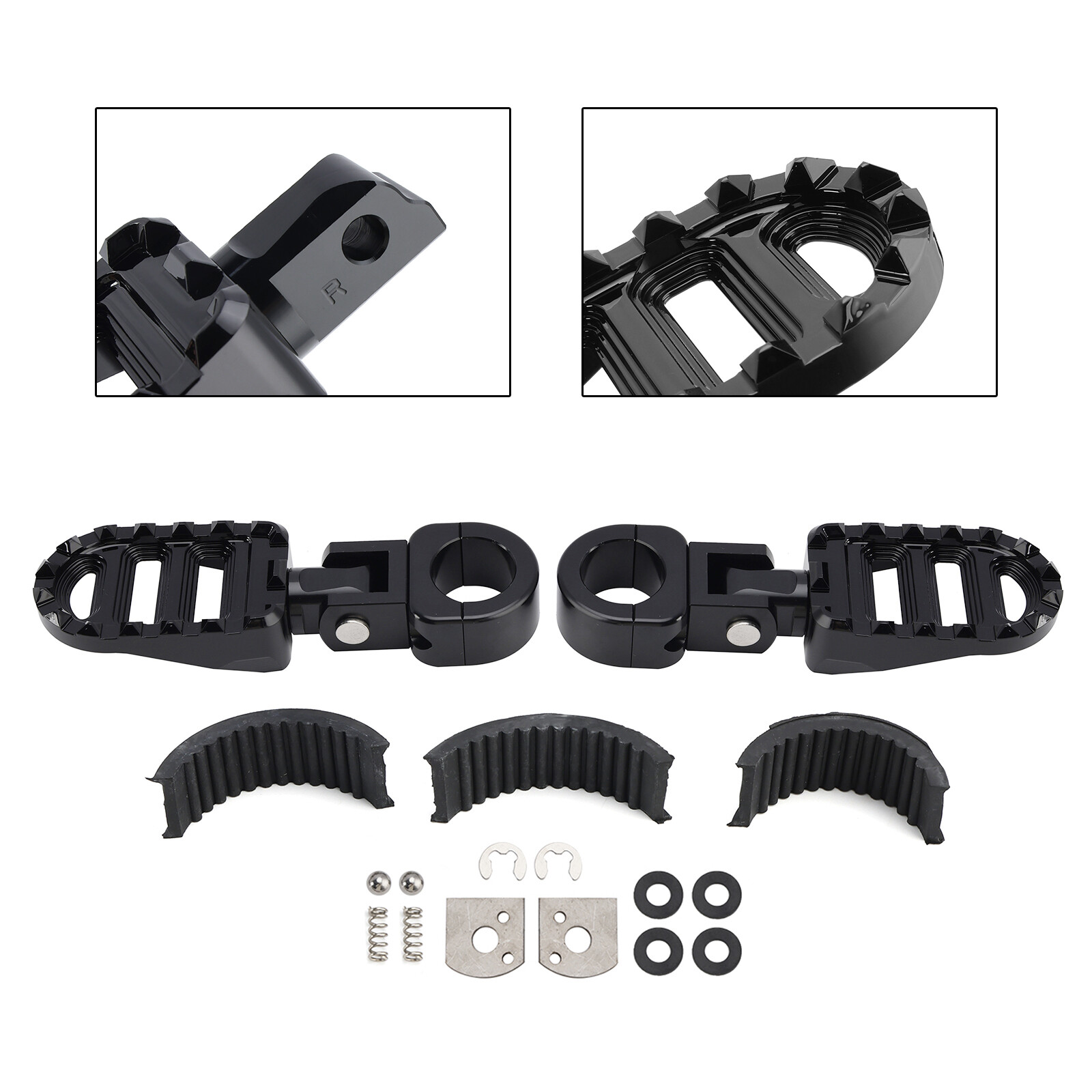 Universal Front Footrests Foot Peg for motorcycle with 1.25