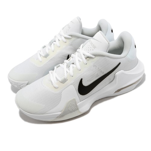 

Мужские баскетбольные кроссовки Nike Air Max Impact 4 White Black Pure Platinum DM1124-100, Белый, Air Max Impact 4