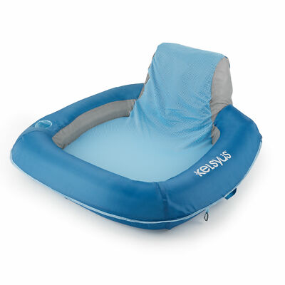 With Cup Holder & Clips, Blue