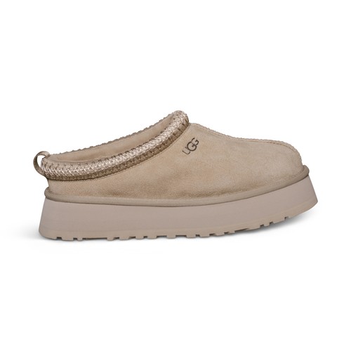本日限定SALE! 新品未使用UGGスゥェードモカシン25cm UGG TAZZ MUSTARD SEED SUEDE MULE PLATFORM SHOES WOMEN'S
