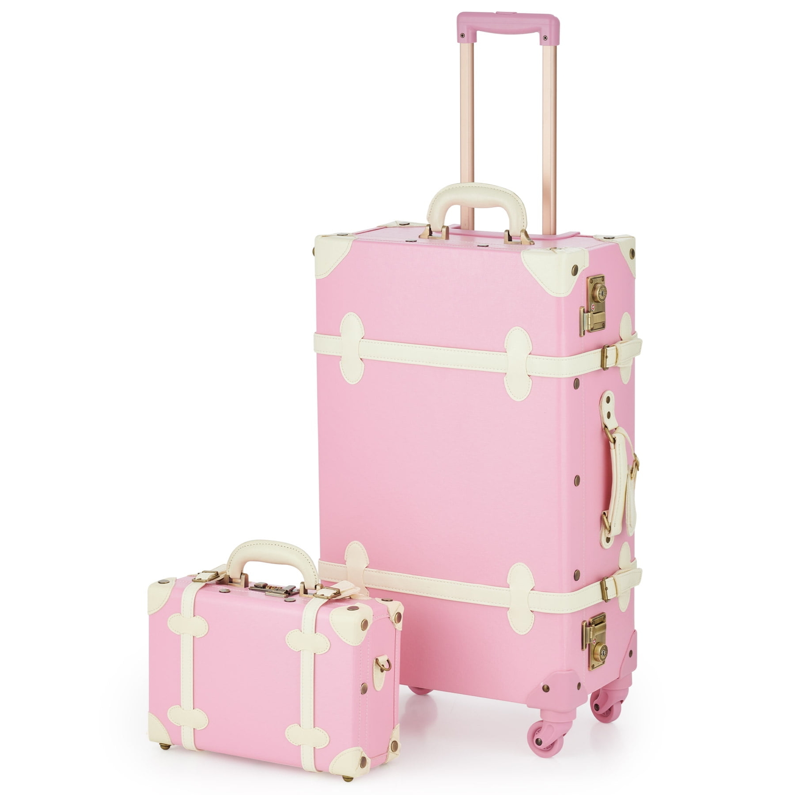 Travel Carry On Suitcase for Women with Spinner Wheels 24"+1
