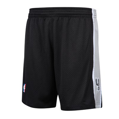 MITCHELL AND NESS SAN ANTONIO SPURS MITCHELL AND NESS HARDWOOD CLASSICS ROAD SWINGMAN SHORTS
