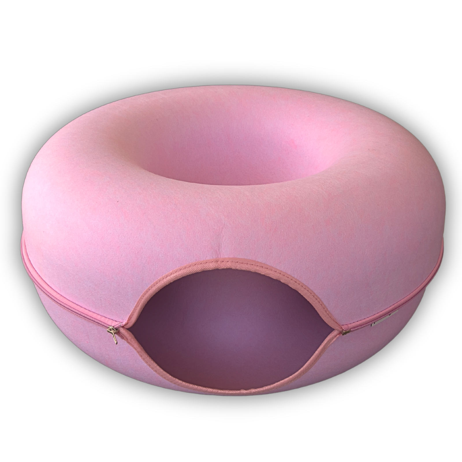 Cat Tunnel Bed Cave Toy Interactive Plush Condo Kennel Nest Cat Bed Donut Tube