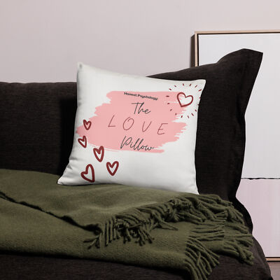 Psychology Love Theory Pillow, Intimacy, Friendship, Passion Cushion