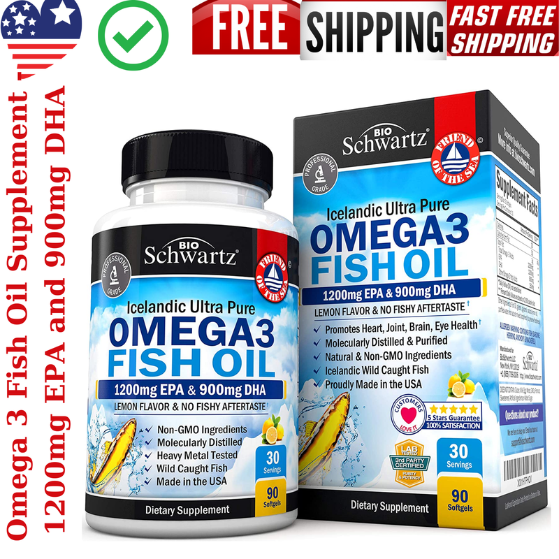 Supplement - 1200mg Epa And 900mg Dha Fatty Acid Per Serving Fr