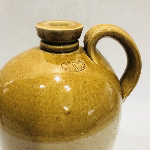Antique Price H  Bristol Large  Salt  Glaze Jug Crock c.1843-49