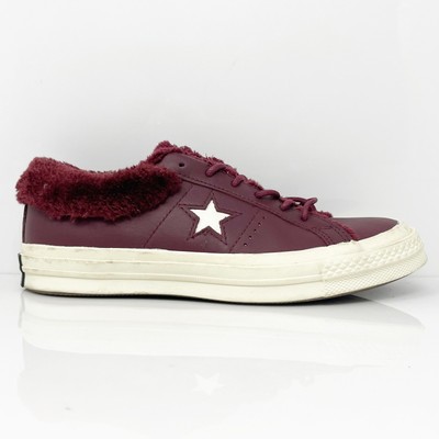 

Converse унисекс One Star Ox 162602C красная повседневная обувь кроссовки размер M5 W7, Красный, One Star Ox