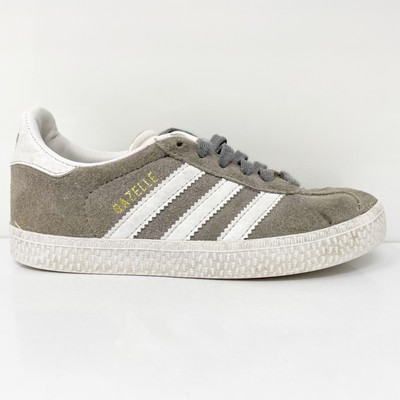 

Adidas Boys Gazelle FW0714 Серые повседневные кроссовки, размер 11,5, Серый, Gazelle