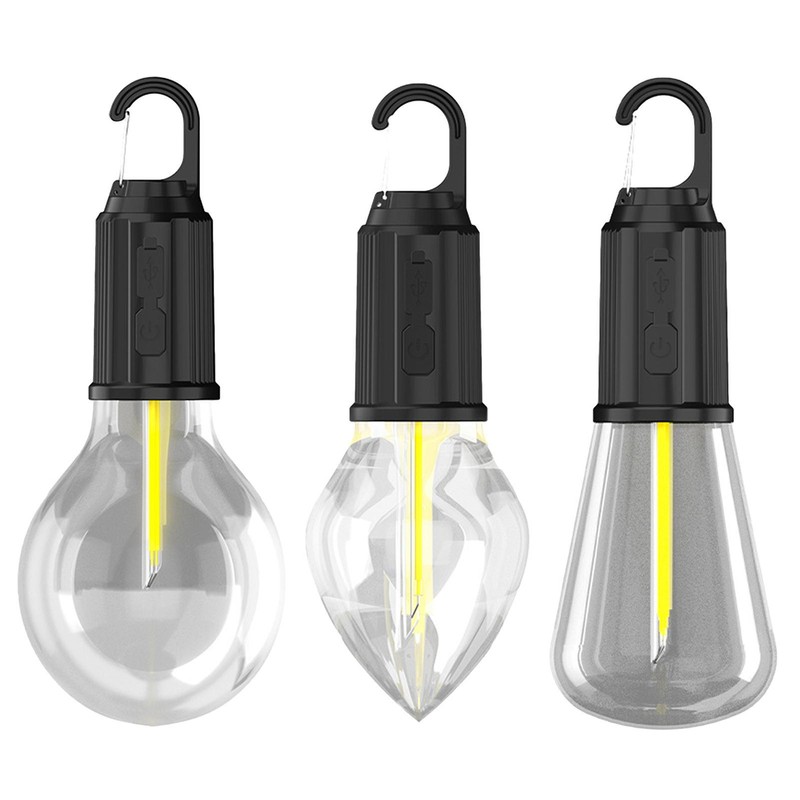 USB Rechargeable Light Bulb LED Camp Lantern Bulb Drop-Resistant Waterproof Lamp