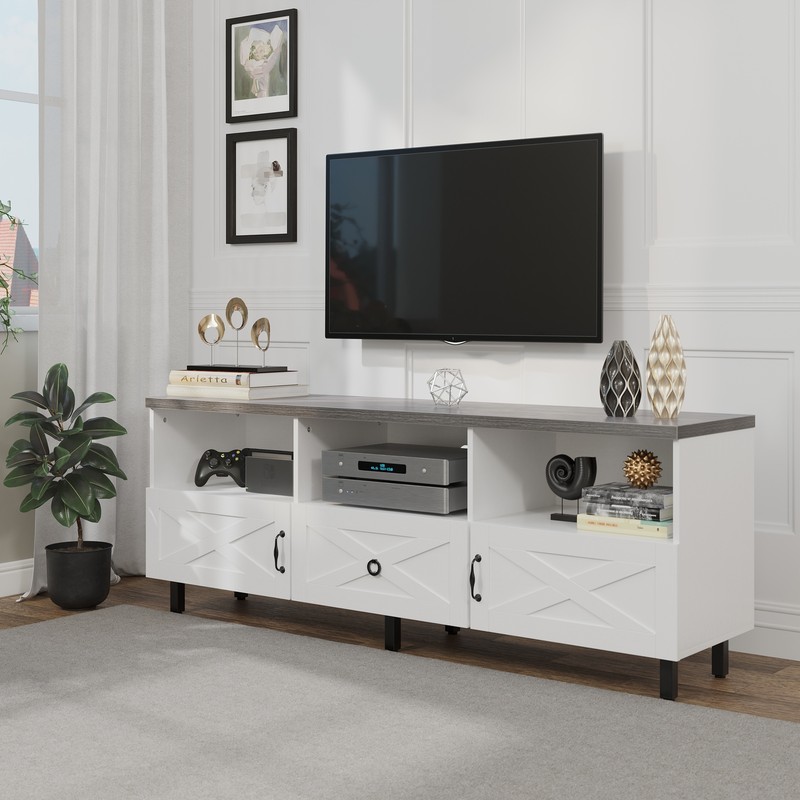 Cabinet For 60/65/70inch Unit Entertainment Center Tv Media 