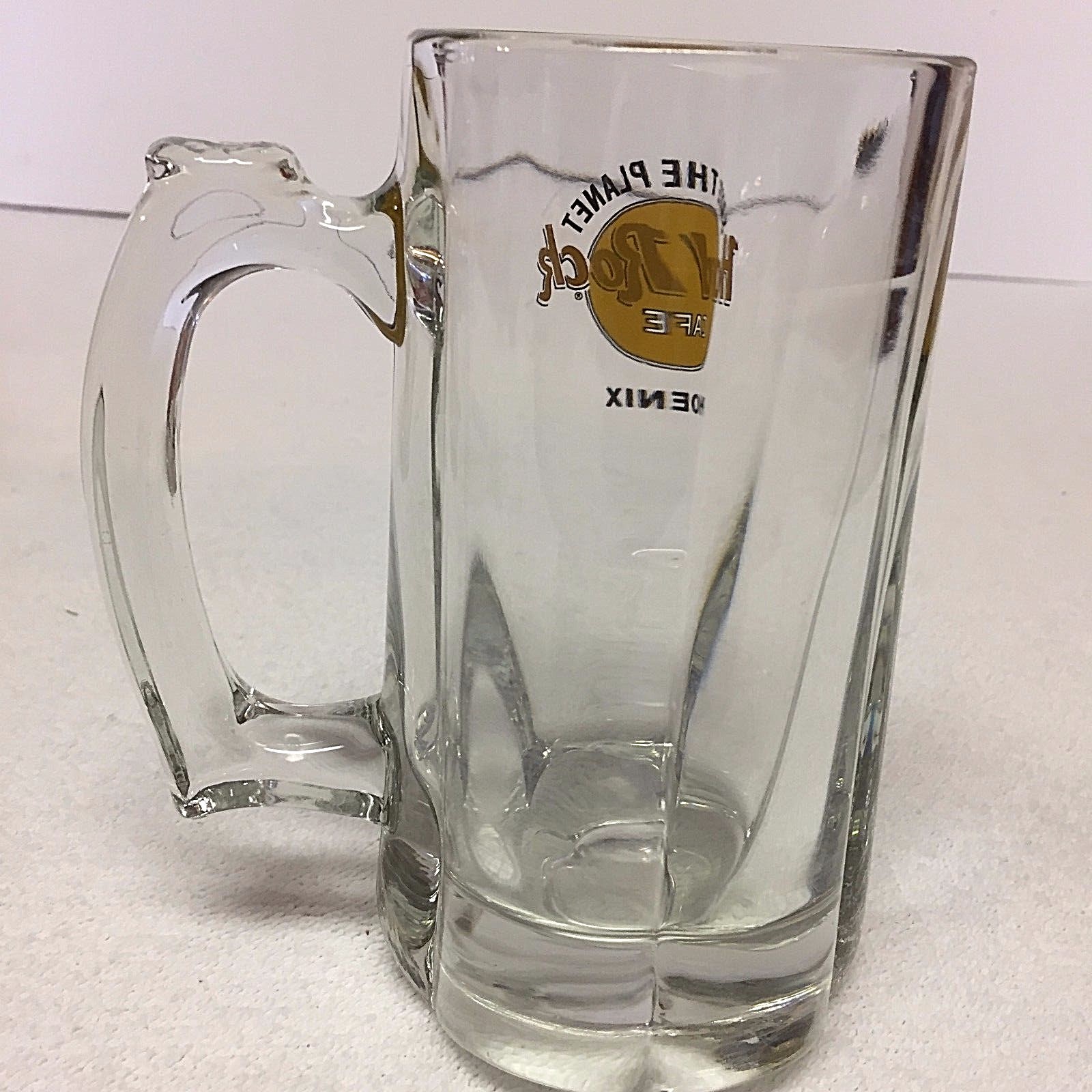 Hard Rock Cafe Beer Mug Glass Save The Planet Phoenix