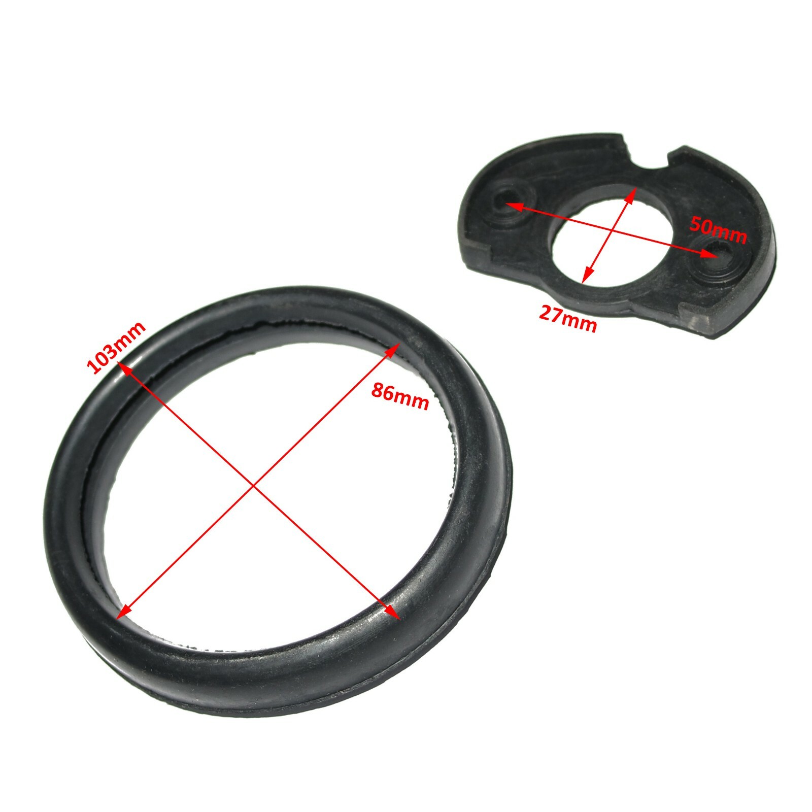 New Speedometer Tachometer Mounting With Damper Rubber Yamaha RD250 RD350 RD60