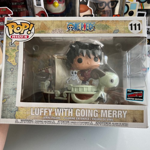 集英社 - 激レアNYコミコン限定FUNKO POP! ワンピース　ルフィ　メリー号限定 Funko Pop! One Piece Luffy & Going Merry Figure - Anime