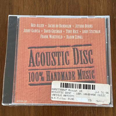 Acoustic Disc: 100% Handmade Music, Vol. 2 by Various Artists (CD, 1995) NEW
