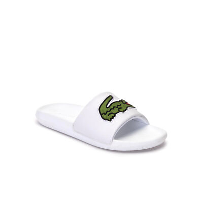 

Мужские шлепанцы Lacoste Oversized Croco, белые/зеленые (7-38CMA0073 082), White/green