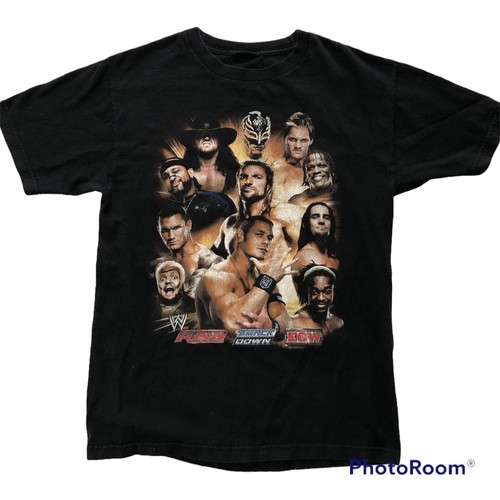 【WWE】SMACK DOWN・ECW LIVE Tシャツ【未使用品】 2008 WWE Raw Smack Down Wrestling Tshirt Size Kid XL | eBay