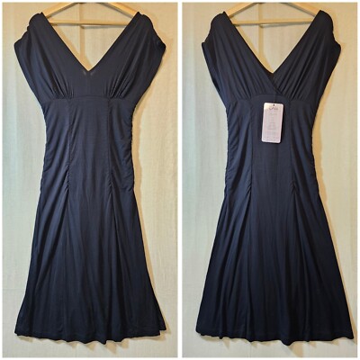 CAbi After Five Monroe Dress Classic Ruched Sleeveless Black Style #108 Size M