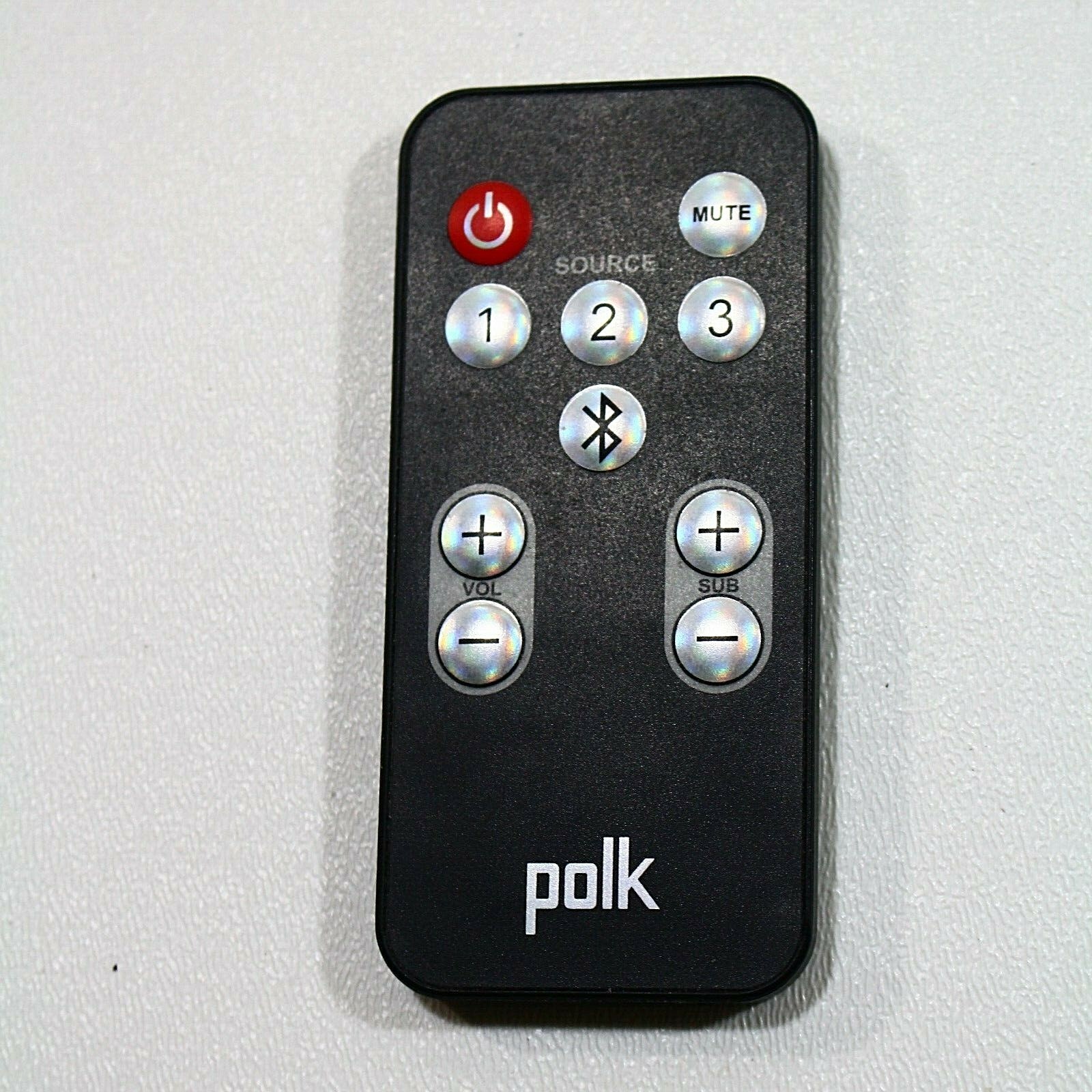 POLK SURROUNDBAR 5000 REMOTE CONTROL INSTANT HOME THEATER