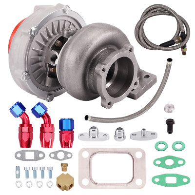 Universal Turbolader mit Ölleitungen for GT30 GT3076 T3 AR .60 GT3037 500 PS NEU