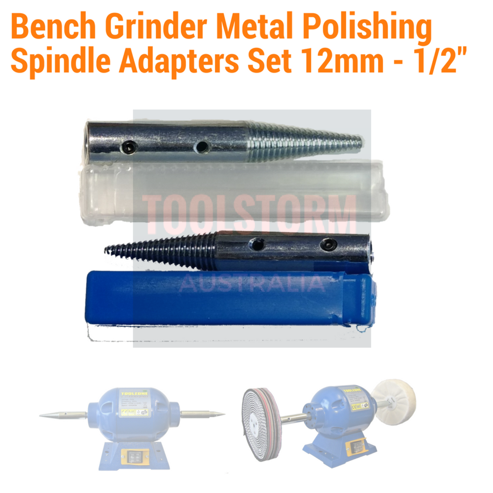 Bench grinder 6" 150mm Metal Polishing Kit Tapered Spindle Buffing Sanding Buffe eBay