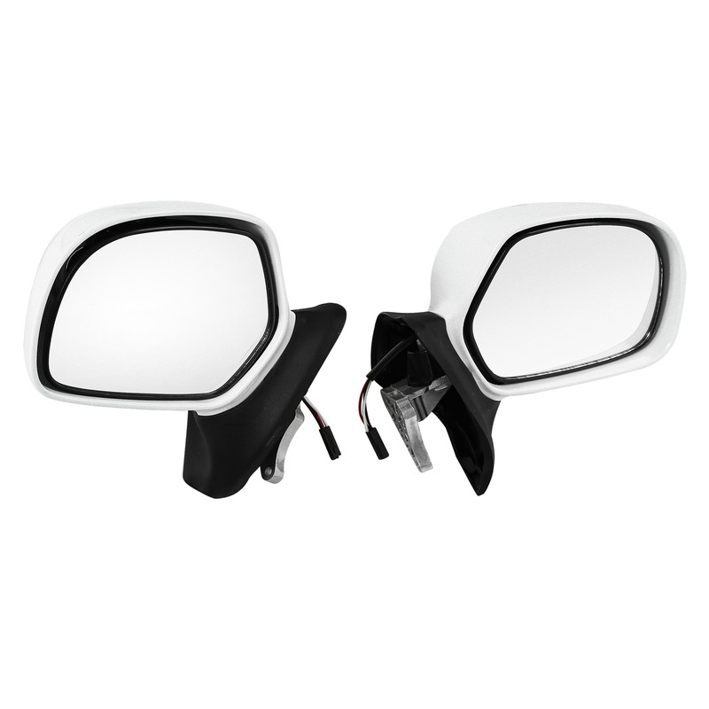Pearl White Mirrors Fit For Honda Gold wing GL1800 01-17 03